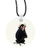 Bull Printed Car Mirror Pendant