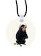 Bull Printed Car Mirror Pendant