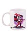 Hilary Quinn Printed Mug White/Red/Black