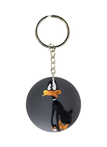 Double Sided Cartoon Printed Keychain