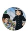 Anime Captain Majid Printed Fridge Magnet Multicolour