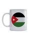 Jordan Flag Printed Coffee Mug White/Green/Red 350ml
