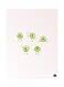 Metal Plate Of Disney Poster Pink/Green