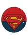 Superman Printed Fridge Magnet Round Multicolour