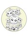 Anime Hamtaro Theme Printed Fridge Magnet Yellow/White/Black