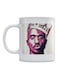 Ceramic Printed Coffee Mug White/Purple