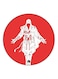 Assassin's Creed Printed Fridge Magnet Red/White