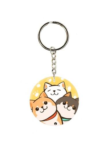 Cat Printed Keychain