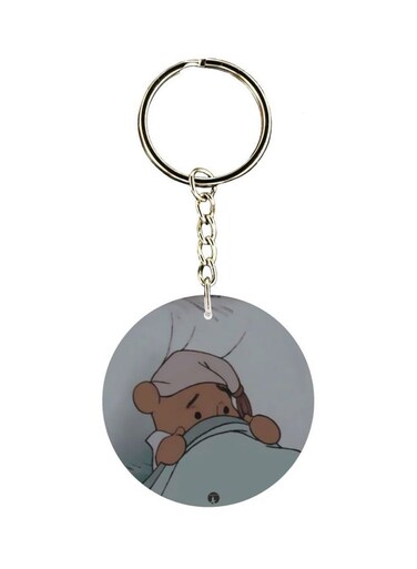 Single Sided Cartoon Themed Keychain