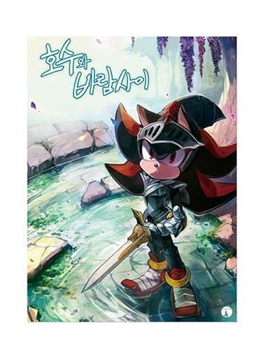 Video Game Sonic Metal Plate Poster Multicolour 15 x 20cm