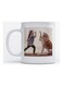 Mug Girl and Dog for Coffee and Tea White