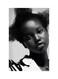 Printed Fridge Magnet Black/White 8.5x0.4x5.5cm