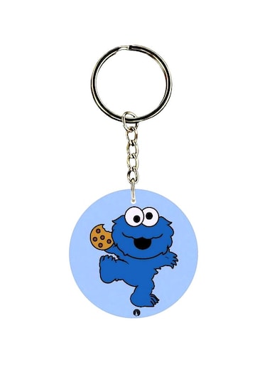 Double Sided Cartoon Printed Keychain