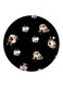 Flowers Printed Fridge Magnet Round Multicolour