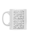 Arabic Quote Printed Mug White/Black
