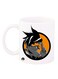 The Video Game Overwatch Design Mug White/Orange/Black