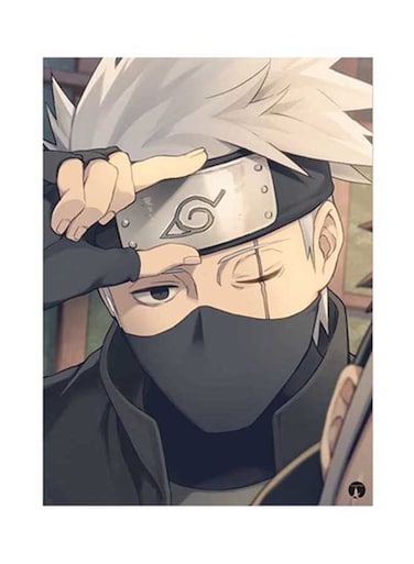 Anime Naruto Metal Plate Poster Multicolour 15x20centimeter
