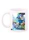 Sonic Printed Mug Blue/White/Green