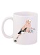 A Bird Design Mug White/Pink/Black