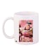 Buzz Printed Coffee Mug White/Pink/Green 11ounce