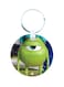 Mic Wazowski Printed Wooden Keychain