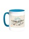 Ramadan Kareem Printed Coffee Mug Turquoise/White 11ounce