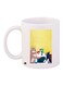 Tom And Jerry Printed Coffee Mug White/Yellow/Blue