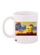 SpongeBob SquarePants Printed Coffee Mug White/Green/Yellow 11ounce