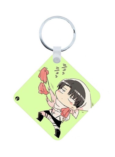 Attack On Titan Anime Wooden Keychain