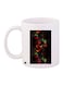 Printed Coffee Mug White/Red/Green 11ounce