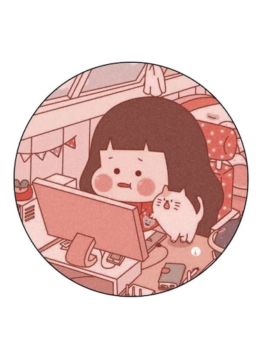 Cartoon Printed Fridge Magnet Beige/Red/Brown 5.5cm