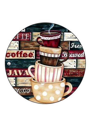 Cups Printed Fridge Magnet Multicolour