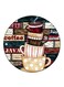 Cups Printed Fridge Magnet Multicolour