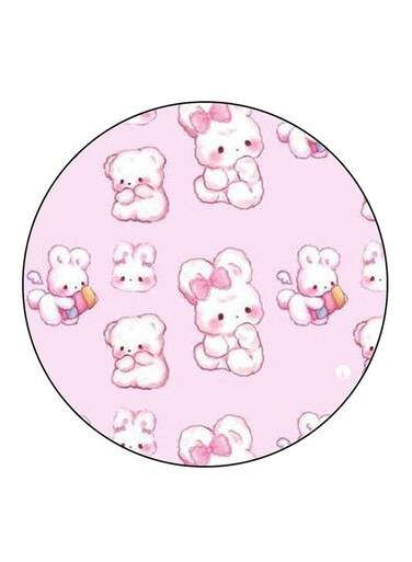 Rabbits Printed Fridge Magnet Multicolour