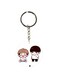 Cartoon Boys Printed Dual Sided Keychain