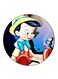 Disney Printed Fridge Magnet Round Multicolour