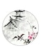 Flowers Printed Fridge Magnet Round Multicolour