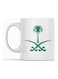Tree And Swords Printed Mug White