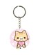 Cat Printed Key Chain