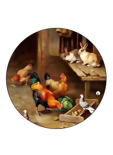 Animals Printed Fridge Magnet Multicolour