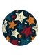 Stars Printed Fridge Magnet Multicolour