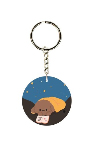 Cartoon Printed Keychain