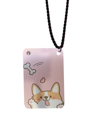 Dog Printed Car Mirror Pendant