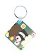 We Bare Bear Wooden Keychain