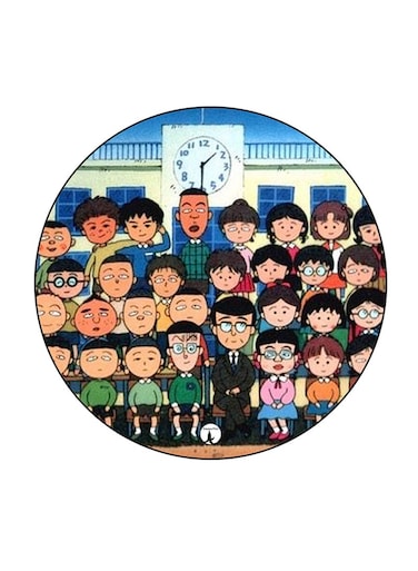 Anime Chibi Maruko Chan Printed Fridge Magnet Multicolour