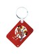 Anime Digimon Printed Keychain Red/Brown/Grey
