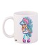 Cartoon Girl Printed Coffee Mug White/Blue/Pink