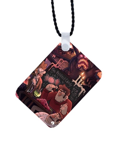 Gravity Falls Printed Car Mirror Pendant