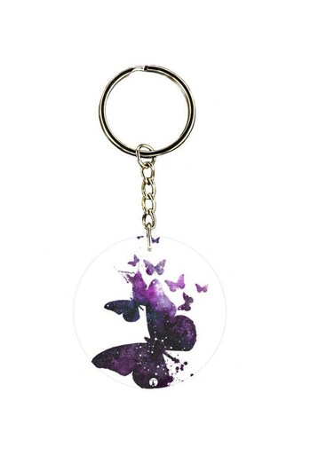 Butterfly Printed Keychain