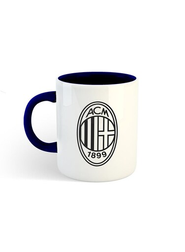 Sport Club Printed Mug White/Navy